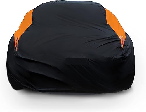 Funda impermeable para coche para todo tipo de clima, a prueba de nieve, protección UV, resistente al viento, para exteriores, ajuste universal para