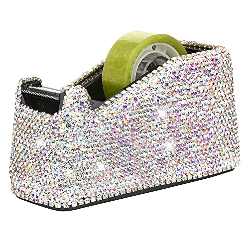 Blueshyhall Dévidoir de ruban adhésif à paillettes Bling Bling avec strass diamant, dévidoir de...