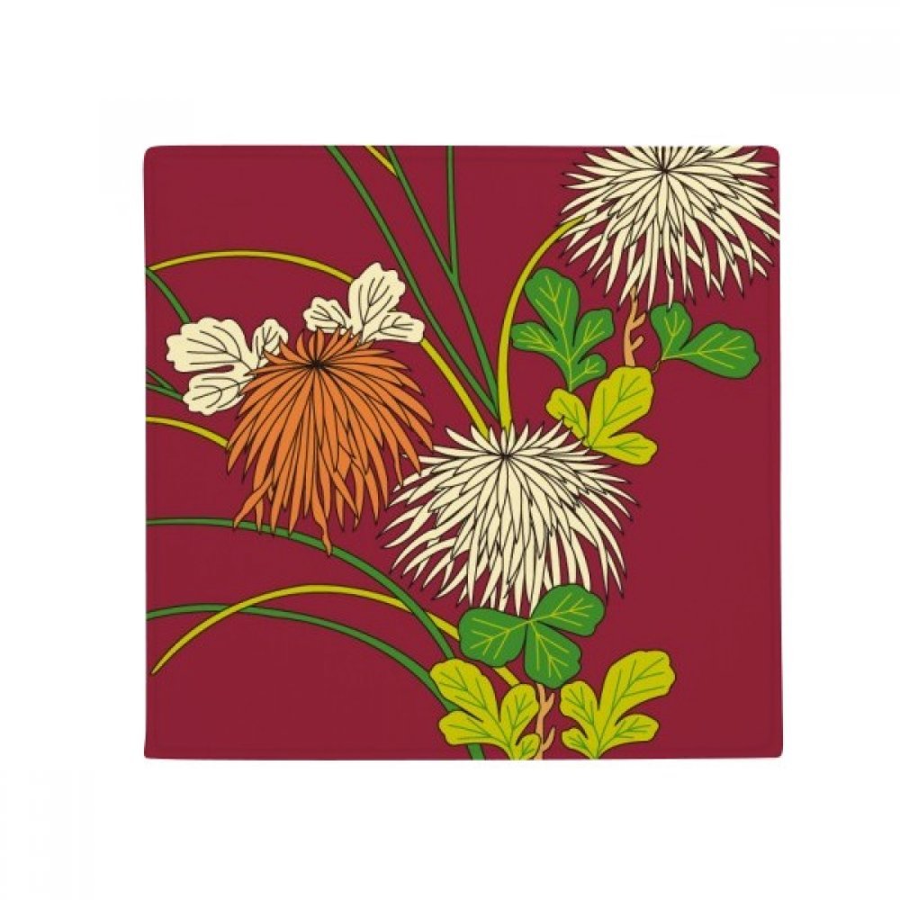 Cadeau culture japonaise automne tapis déco 50x50cm multicolore