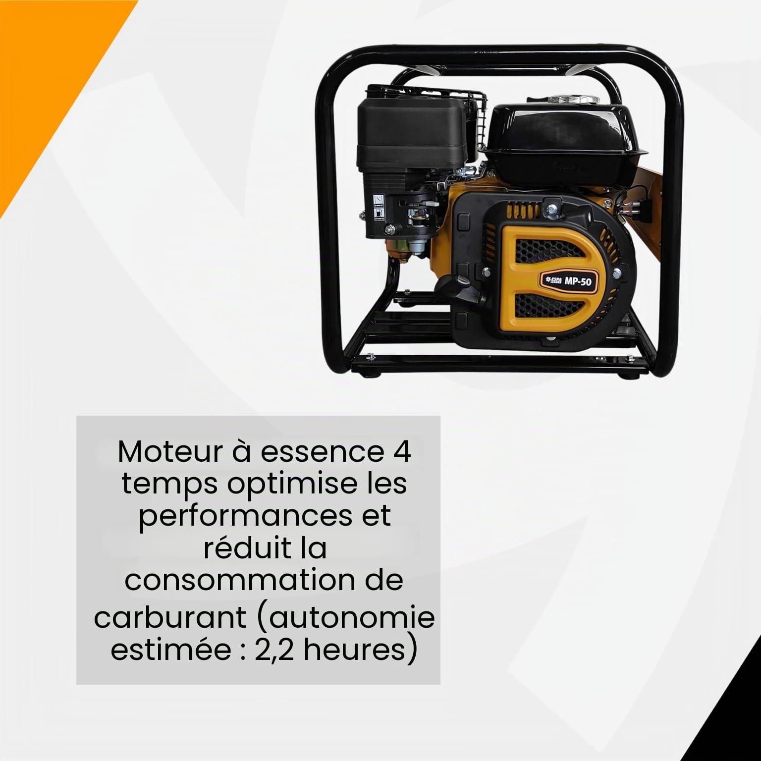 ESPA Leader Motopompe MP-50 Pompe d'eau et d'irrigation, débit maximum 32 000 l/h