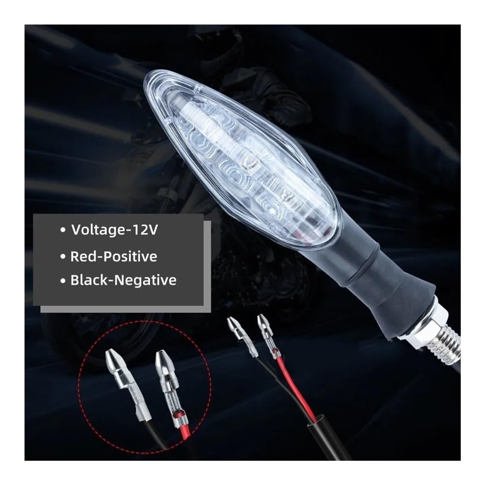 Uniwersalne kierunkowskazy motocyklowe (para) 12 V