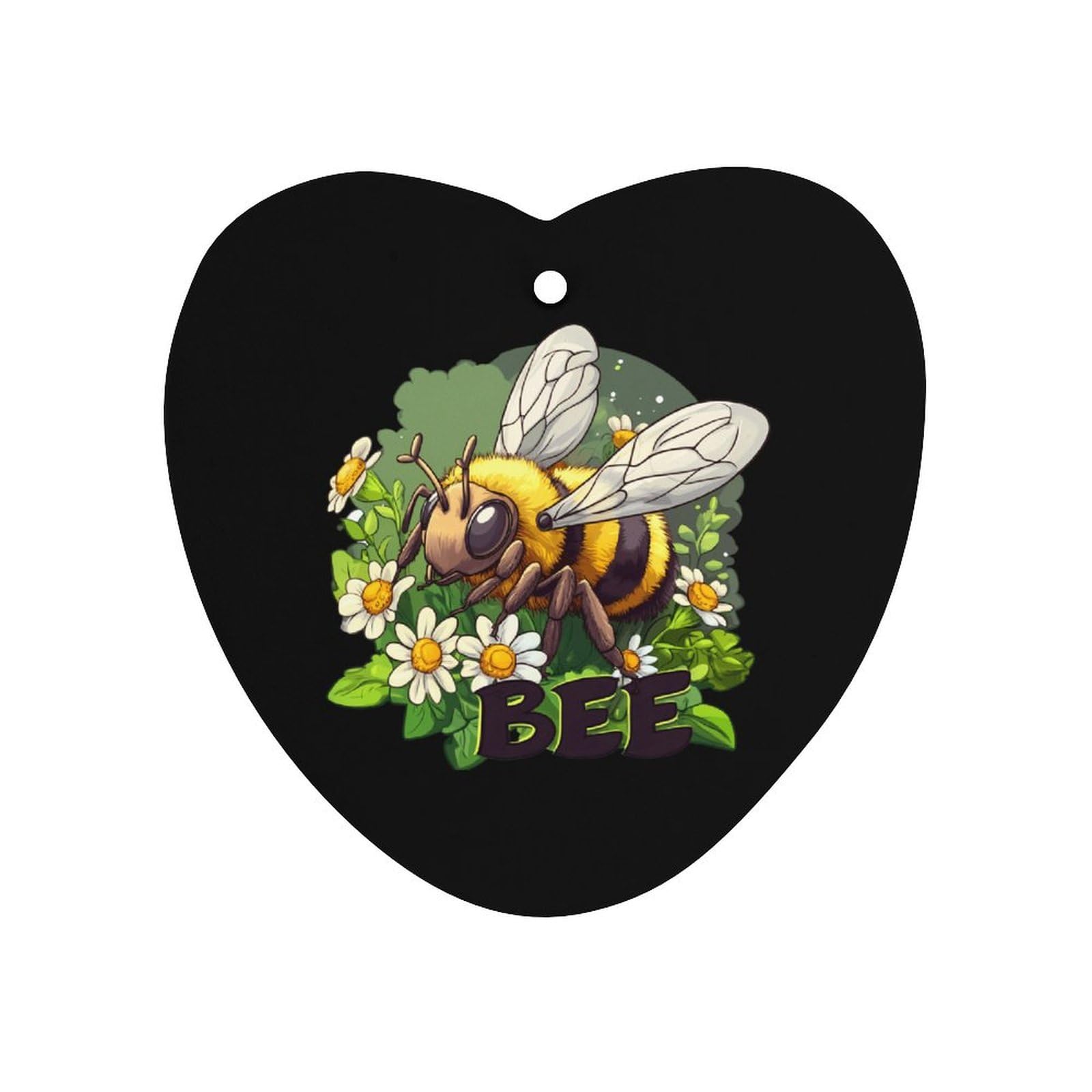Bee Daisy Flower Car Air Freshener Hanging Aromatherapy Tablets for Car Accessories Love form