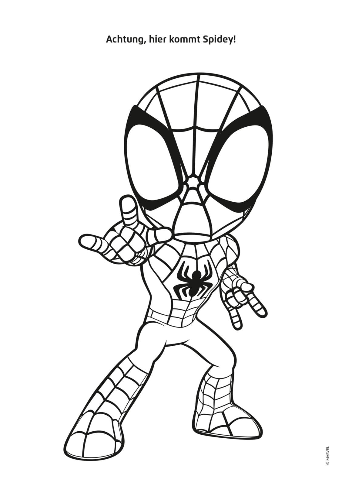 MARVEL Spidey und seine Super-Freunde: Superstarker Malspaß: Mehr als 60 Ausmalmotive | Beschäftigung ab 3 Jahren