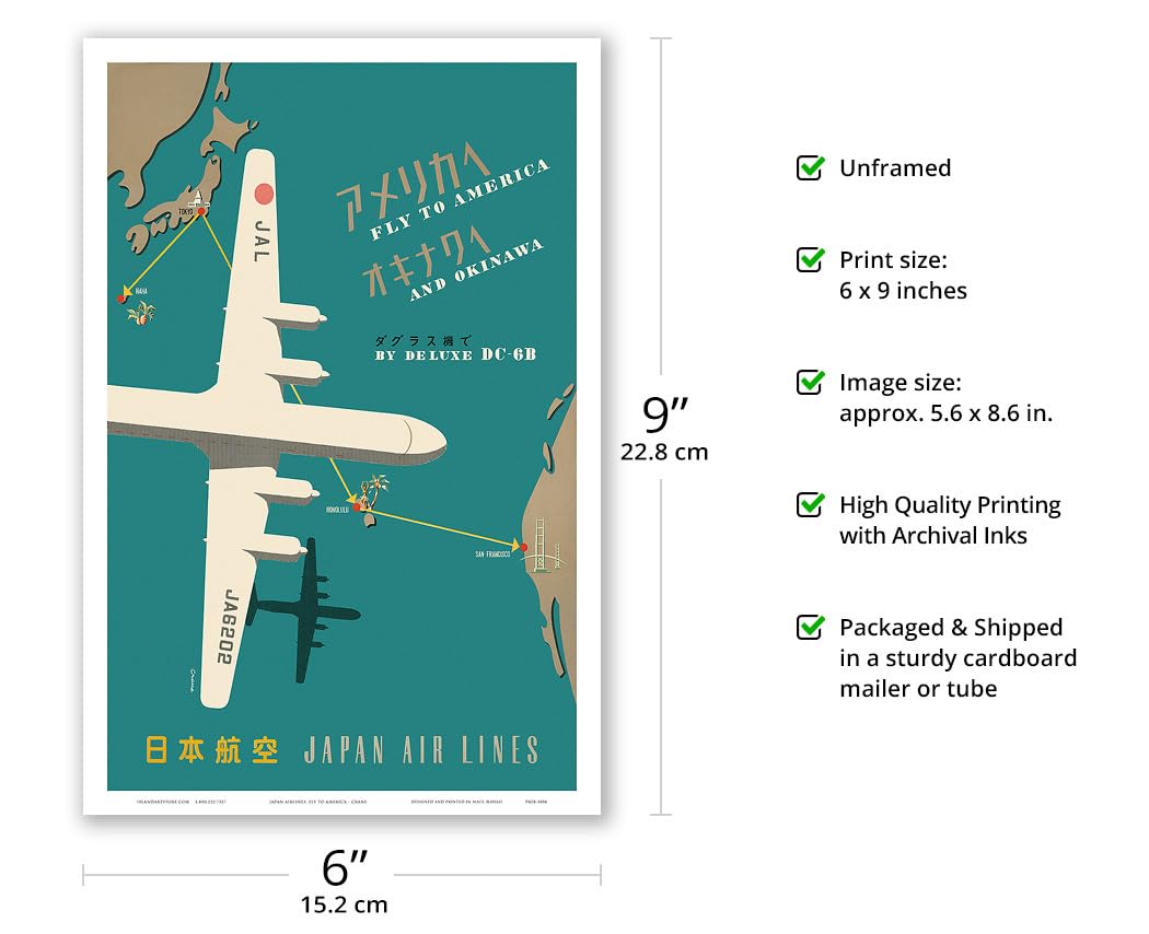 Amazon.com: Fly to America and Okinawa - Deluxe DC-6B - Japan