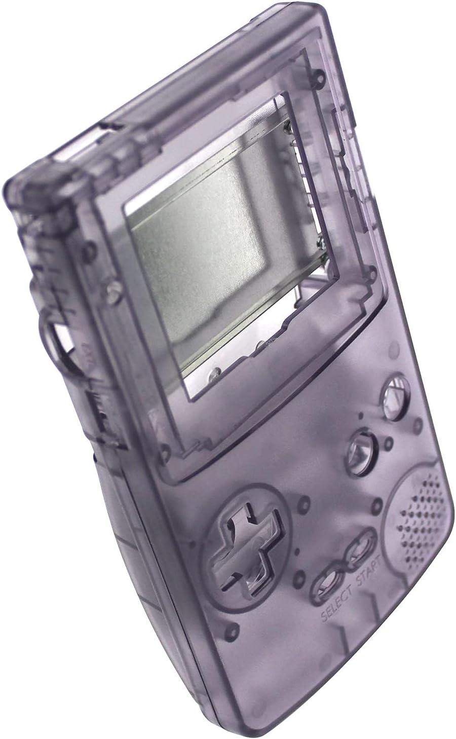 OSTENT Full Housing Shell Case Cover Replacement for Nintendo GBC Gameboy Color Console Color Clear Purple