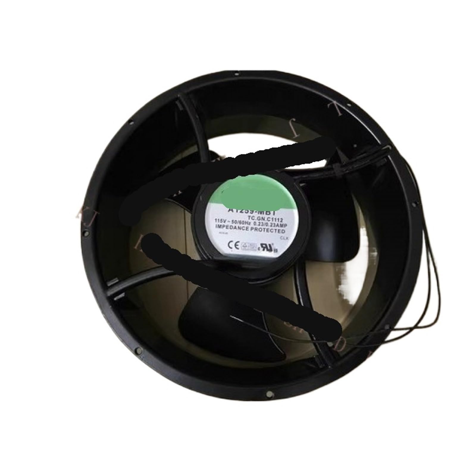 LWJYIPETZQ A1259-MBT 115V 0.23A 25489 25.4CM Cooling Fan