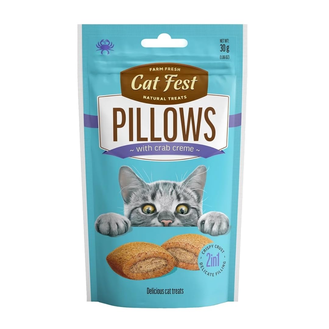 Cat Fest Pillows With Crab Cream 30g