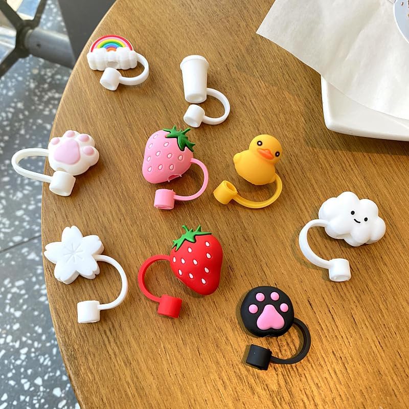 Miniatura 3 de Tapón antipolvo con popote para vaso Stanley de 30 y 40 onzas con asa. Tapa estereoscópica 3D. Adecuado para muchas ocasiones. (oso)