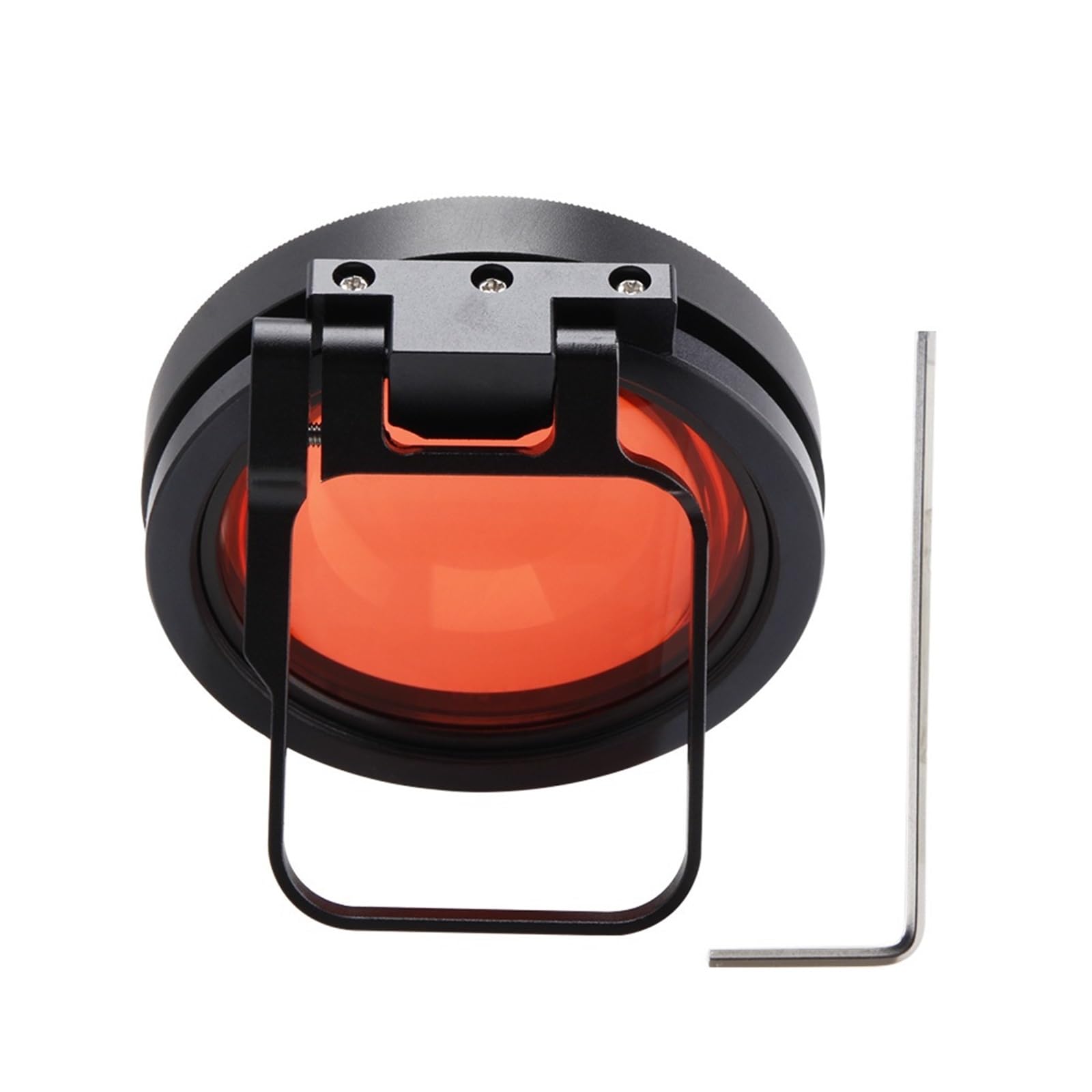 Action-Kamera-Filter, 24-faches Makro-Nahobjektiv mit Tauchrotfiltern, kompatibel mit GoPro Hero 5 6 2018 7, Zubehör for wasserdichtes Gehäuse