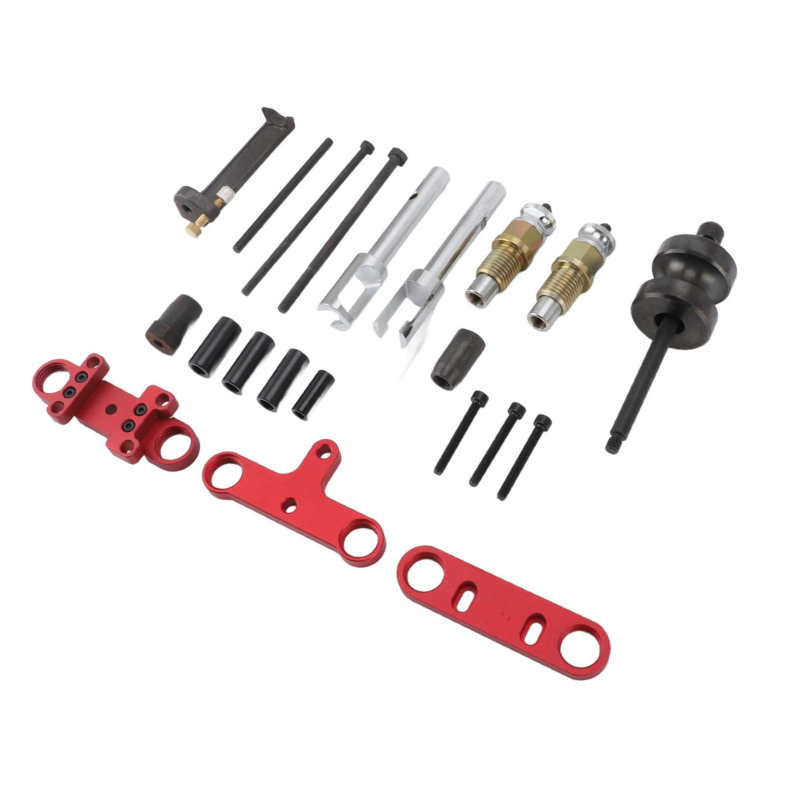 Tbest Kit di Strumenti per la Rimozione dell'iniettore di Carburante per Motori N20 N55 N54 Set di Installazione Estrattore in Acciaio al Carbonio per Riparazione e Manutenzione