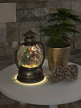 Konstsmide LED Kirche, Wassergefüllt, 5h Timer, Warm Weiße Diode