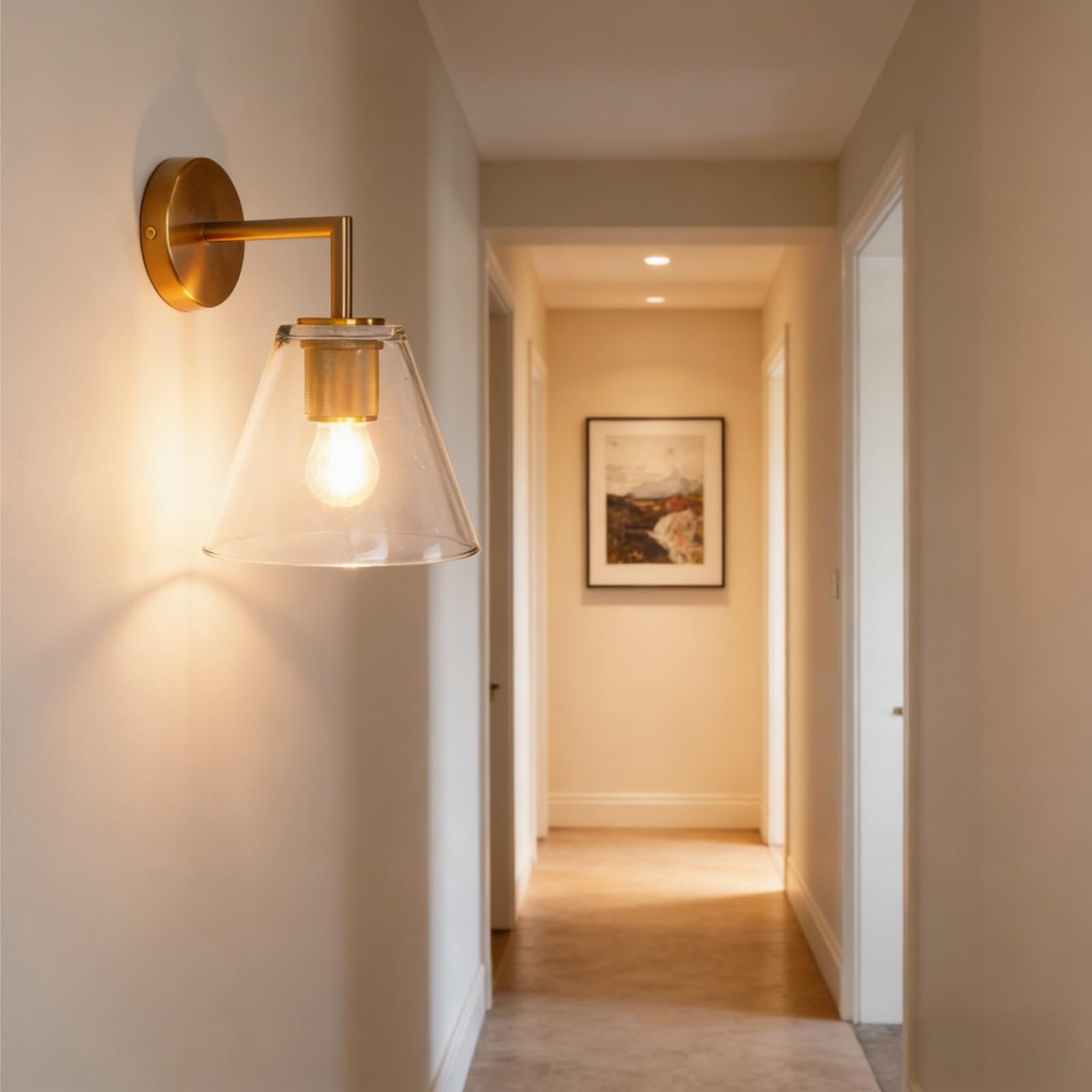 Luz de pared interior E27 para iluminar pasillos oscuros y salones modernos 8