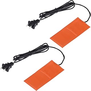 MECCANIXITY Silicone Heating Pad, 220V 75W Car Engine Block Oil Pan Heater Heater Strip for Constant Temperature 127mm x 50.4mm