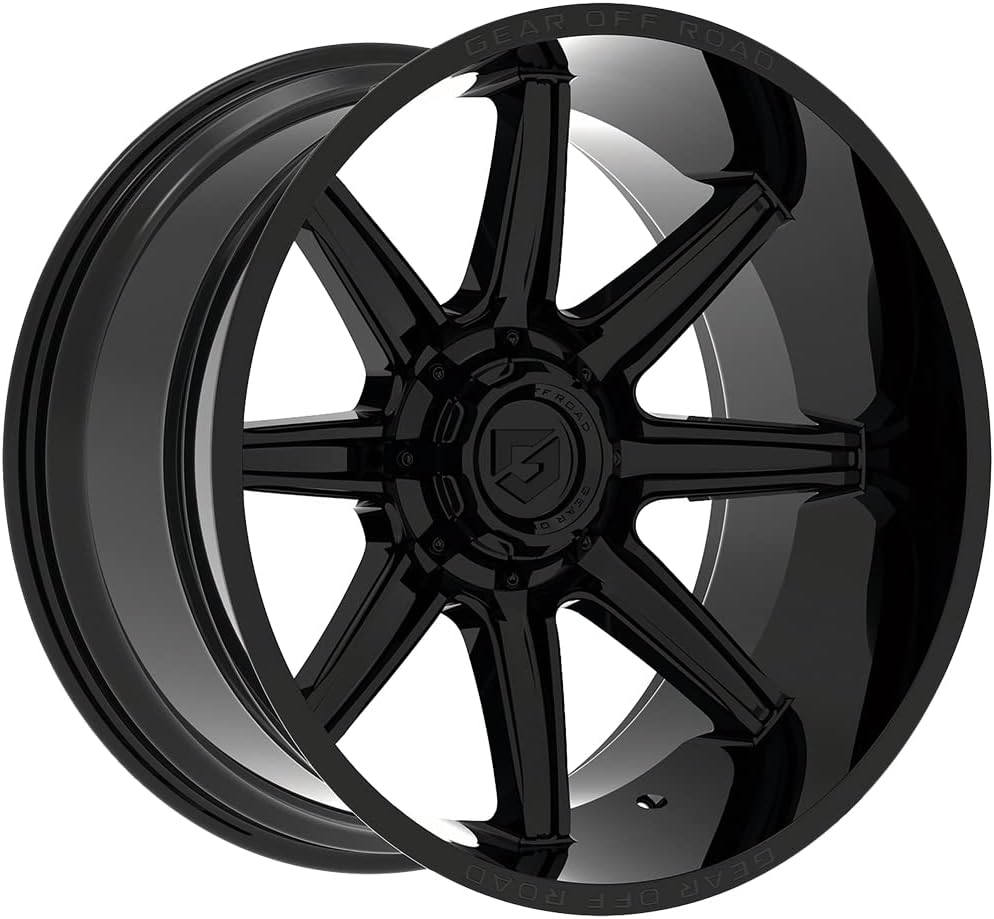Gear 765B 18×9 6×135/6×5.5″ +18mm Gloss Black Wheel Rim 18″ Inch