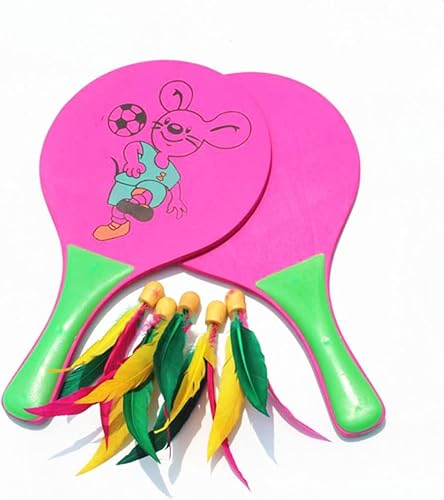 Miniatura 5 de VICASKY 60 piezas Volantes de paleta de bádminton al aire libre