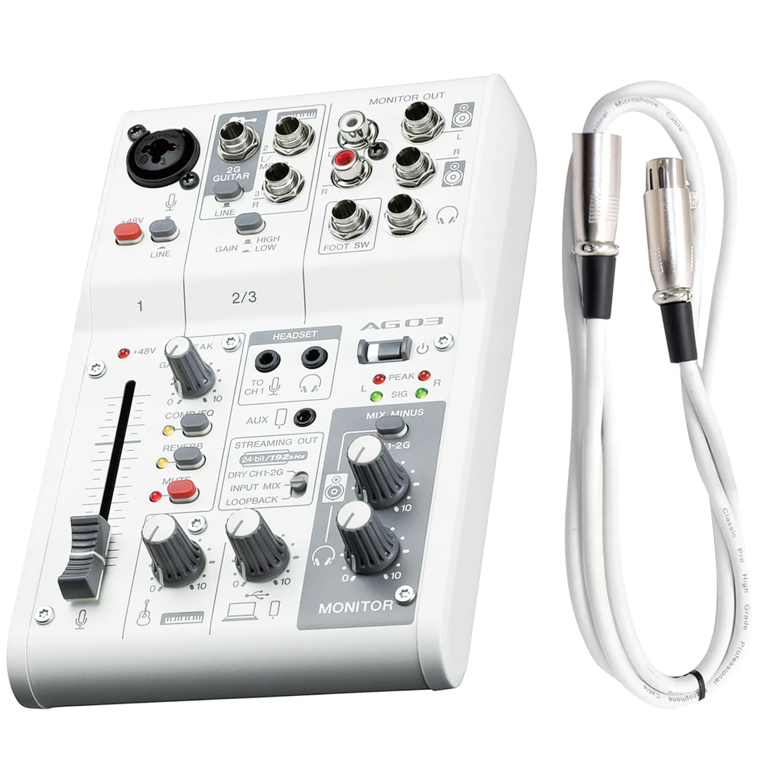 Amazon | 【配信向けオーディオインターフェースセット】 AG03MK2