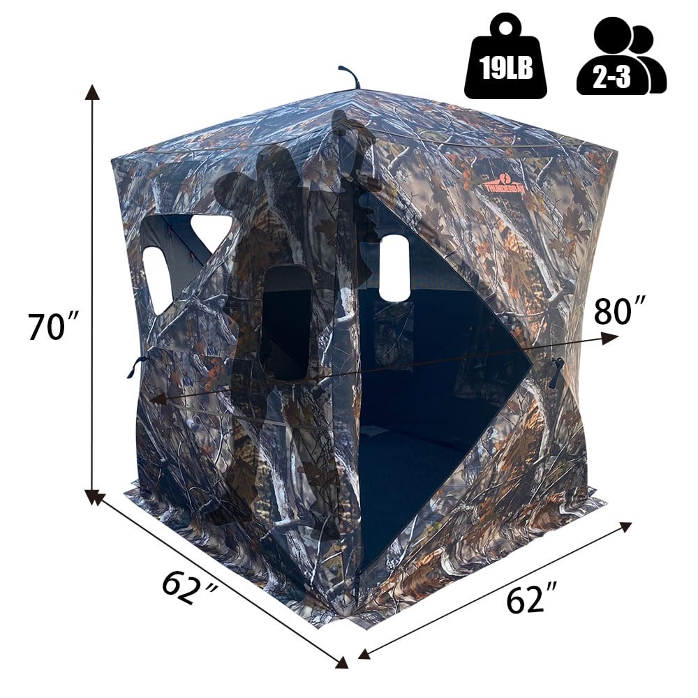 ハンティングブラインド Amazon.co.jp: THUNDERBAY 270度シースルーハンティングブラインド