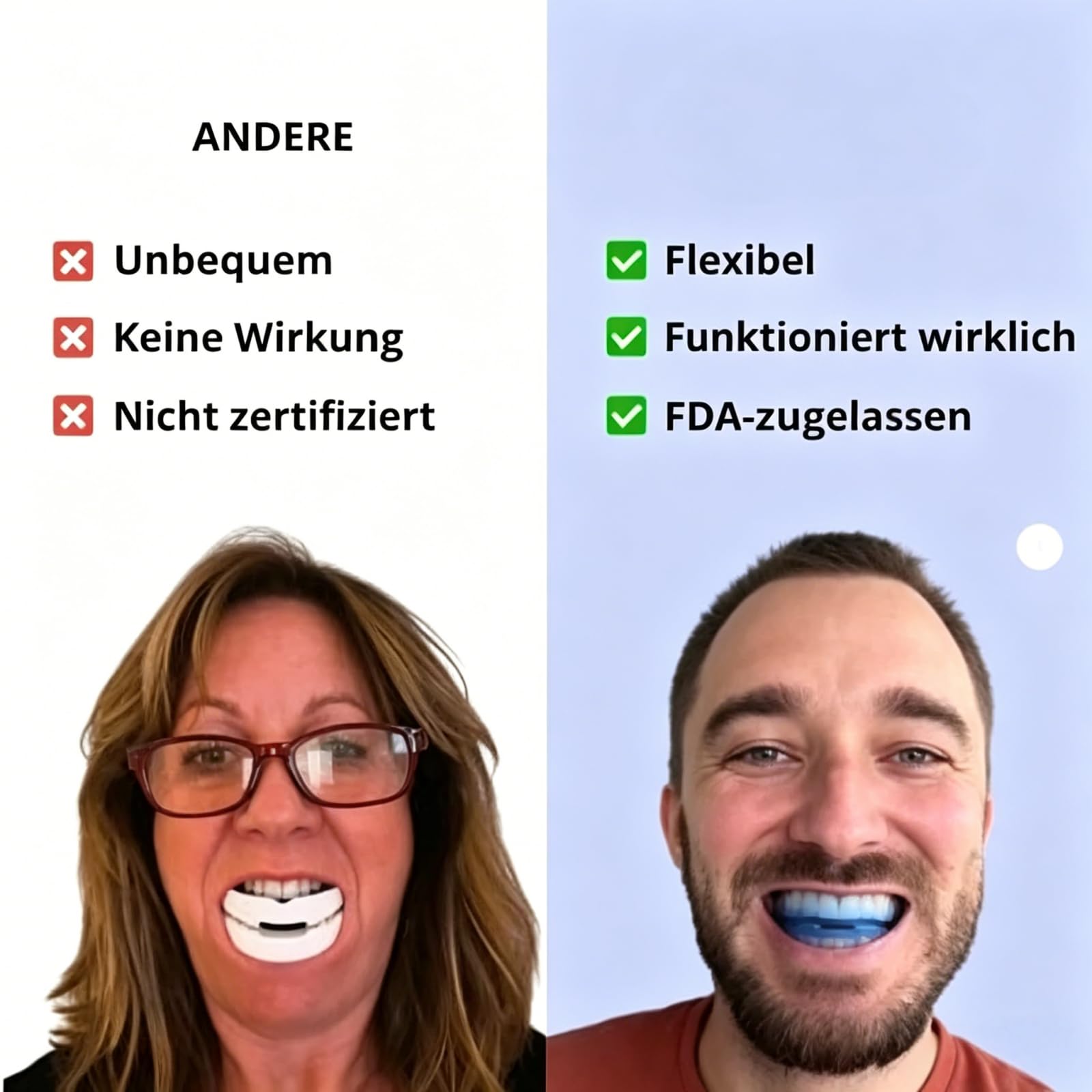 LEVORA PRO SCHNARCHSCHIENE Schnarchschiene, haushaltsübliche Anti-Schnarch-Orthese für einen ruhigen Tiefschlaf (1)