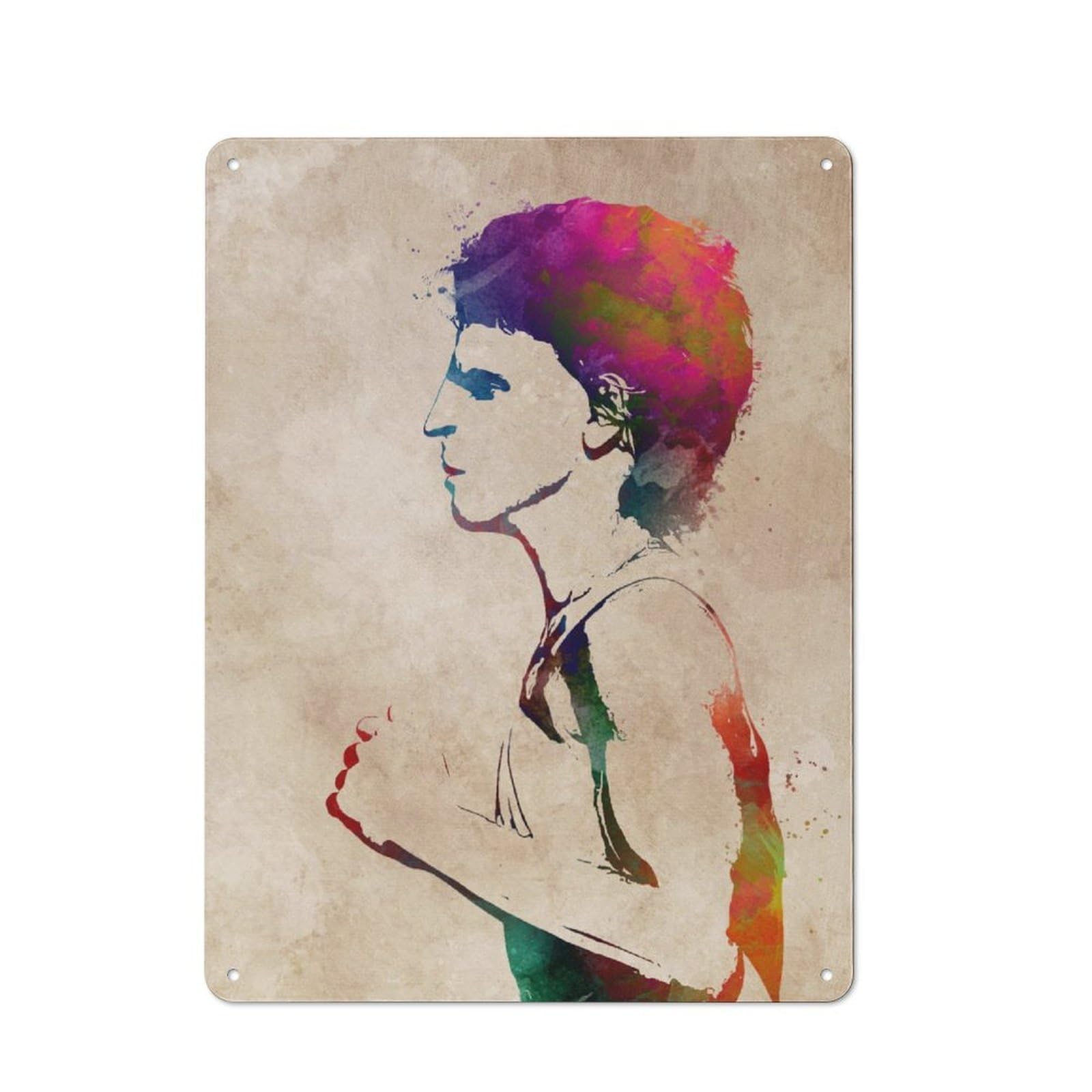 Metal Plaque 40x30cm with Jogging for Pub Or Café, Rustic Decor, for Garage, Workshop And Man Cave Decoration