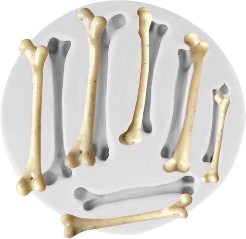 Miniatura 23 de Molde de silicona con calavera de Halloween, moldes de chocolate para decoración de pasteles, decoración de cupcakes, pasta de goma de arcilla de