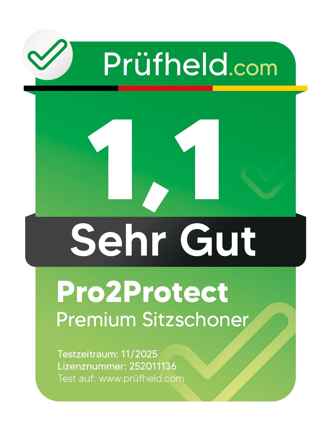 Pro2Protect Coprisedili in neoprene (nero e bianco, set da 1)
