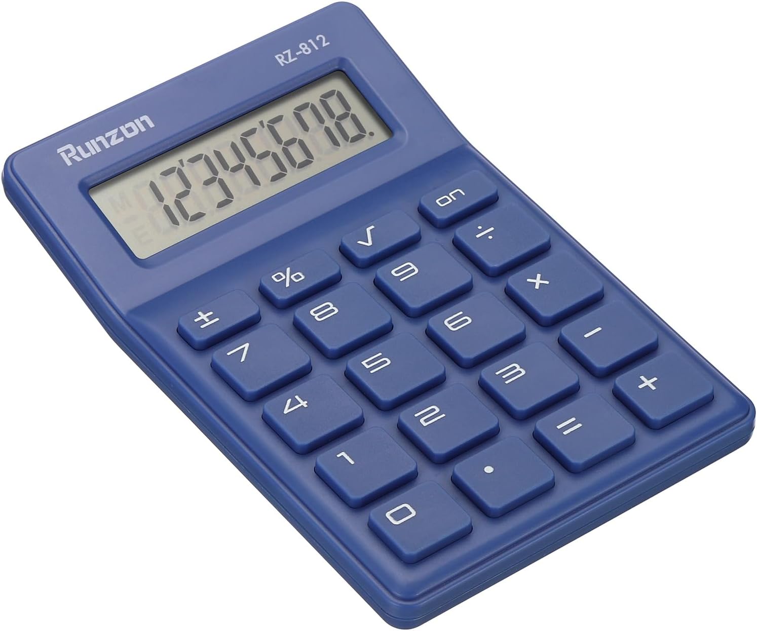 Amazon.co.jp PATIKIL デスクベーシックキュートな電卓 デスクトップ電卓 バッテリ駆動 8桁大型LCDディスプレイ付き