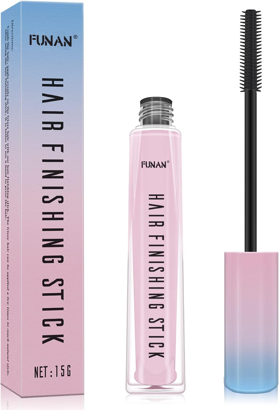 SUOFEIYA Hair Finishing Stick, Flyaway Feel Stick Hair, Small Broken Hairs Finishing Cream, Non-Greasy and Non-Sticky (1 Pack)