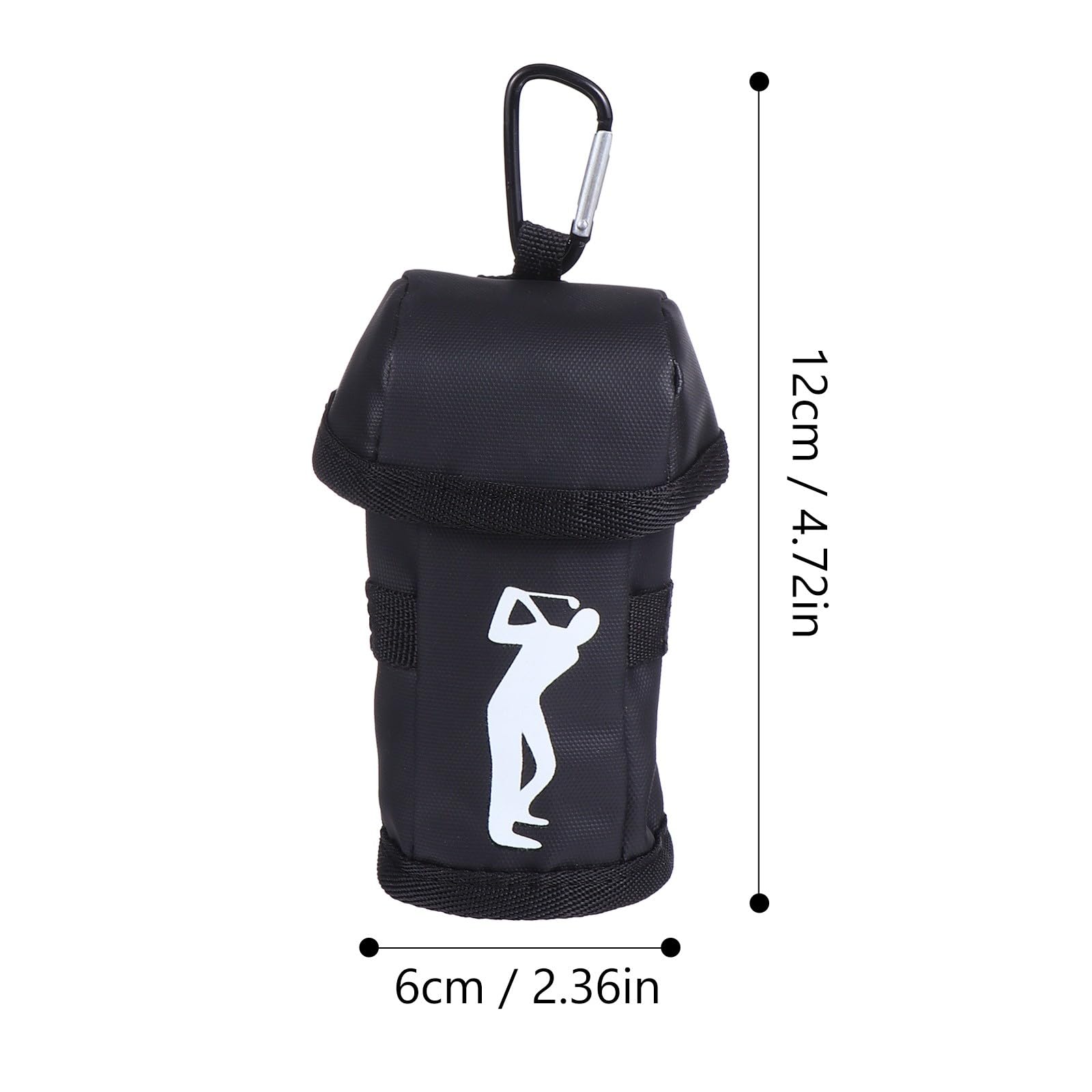 Tragbare Golfball Tasche aus Leichtem Material Kompakte Mini Aufbewahrungstasche für Bälle Einfache und Praktische Golfzubehör Tasche für Unterwegs und Platzsparendes Verstauen