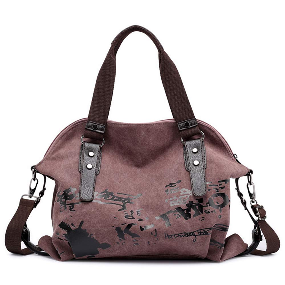 SegaterWomen Shoulder bags Vintage Hobo Canvas Handbag Top Handle Tote Crossbody Purses