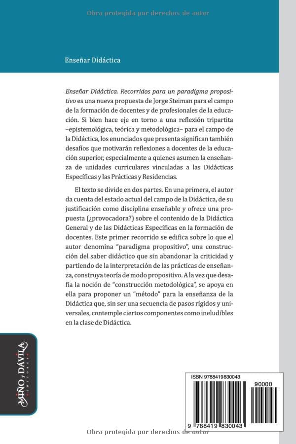 Ensenar Didactica: Recorridos para un paradigma propositivo (Educacion, critica y debate) (Spanish Edition) - Image 2