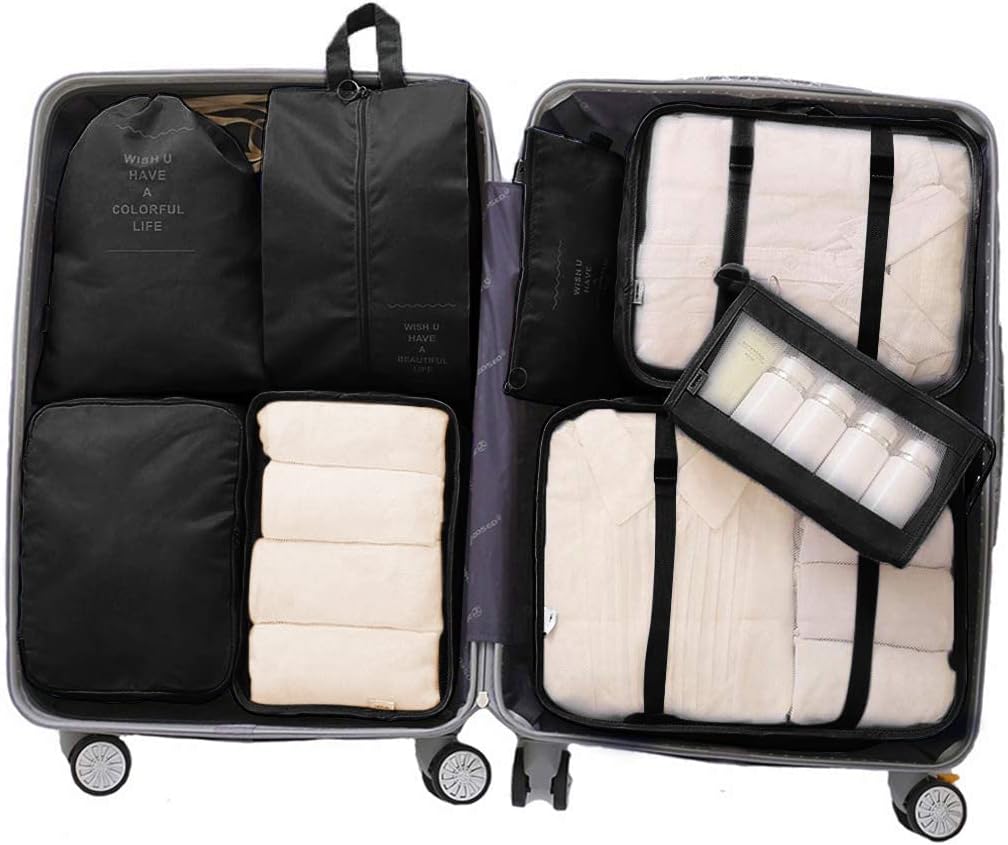 Luggage Packing Organizers Packing Cubes Set for Travel