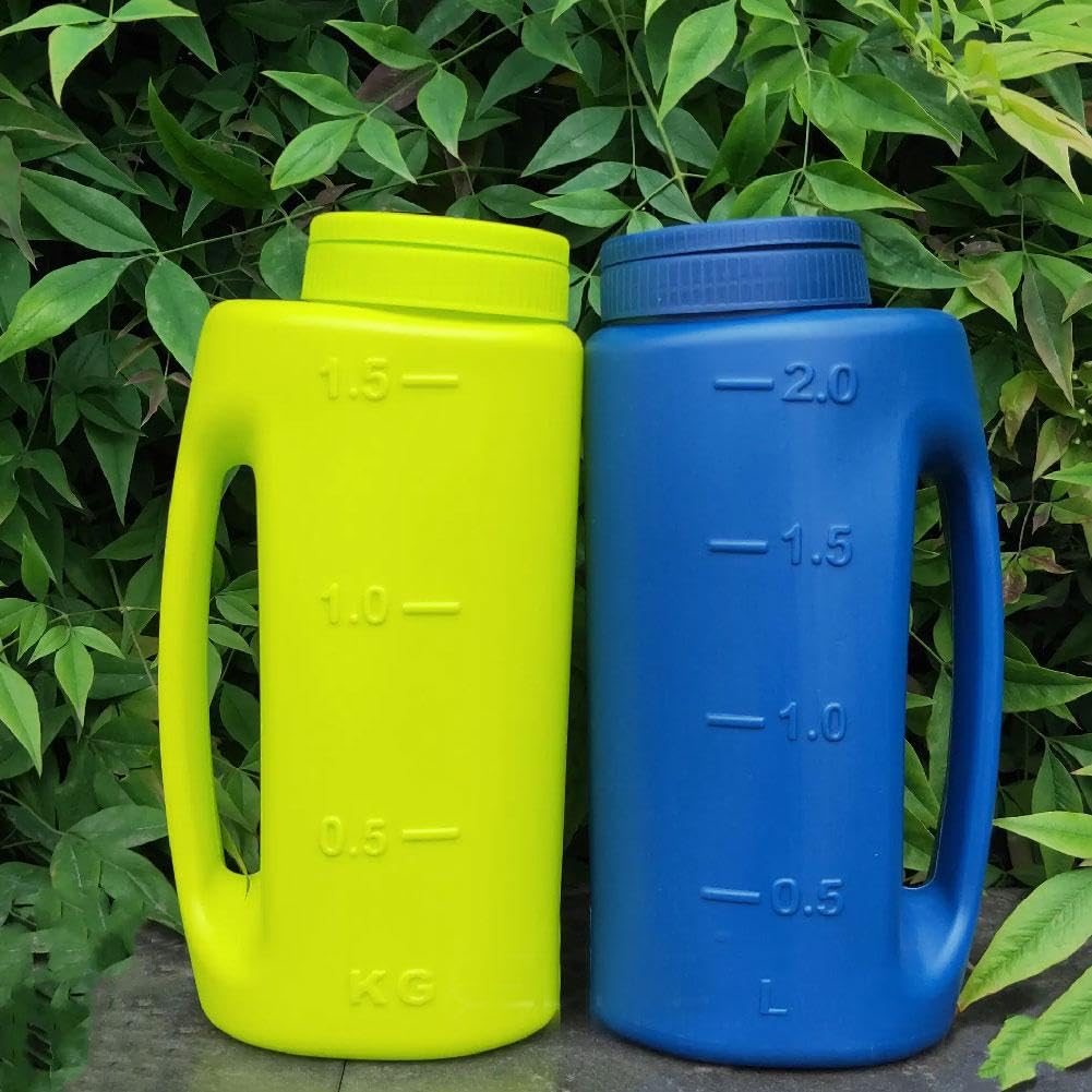 SHUZHENG - Épandeur De Sel Et Dégivrant 2 L Avec Pelle - Léger, Facile à Utiliser - Bleu (autres Couleurs Disponibles)