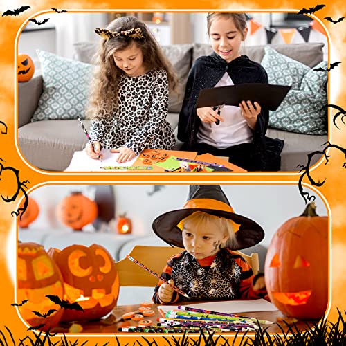 Set de 48 lápices y borradores Halloween Yexiya miniatura 4