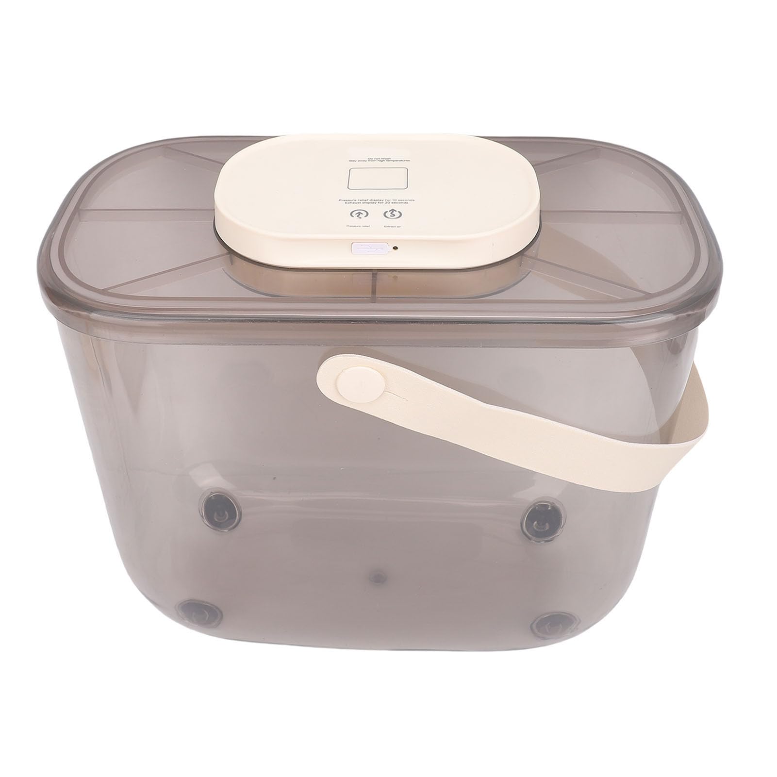 Luocute Contenedor de Comida para Mascotas con Sellado Al Vacío, Contenedor Hermético de Gran Capacidad para Almacenamiento de Alimentos para Mascotas con Tecnología de Vacío