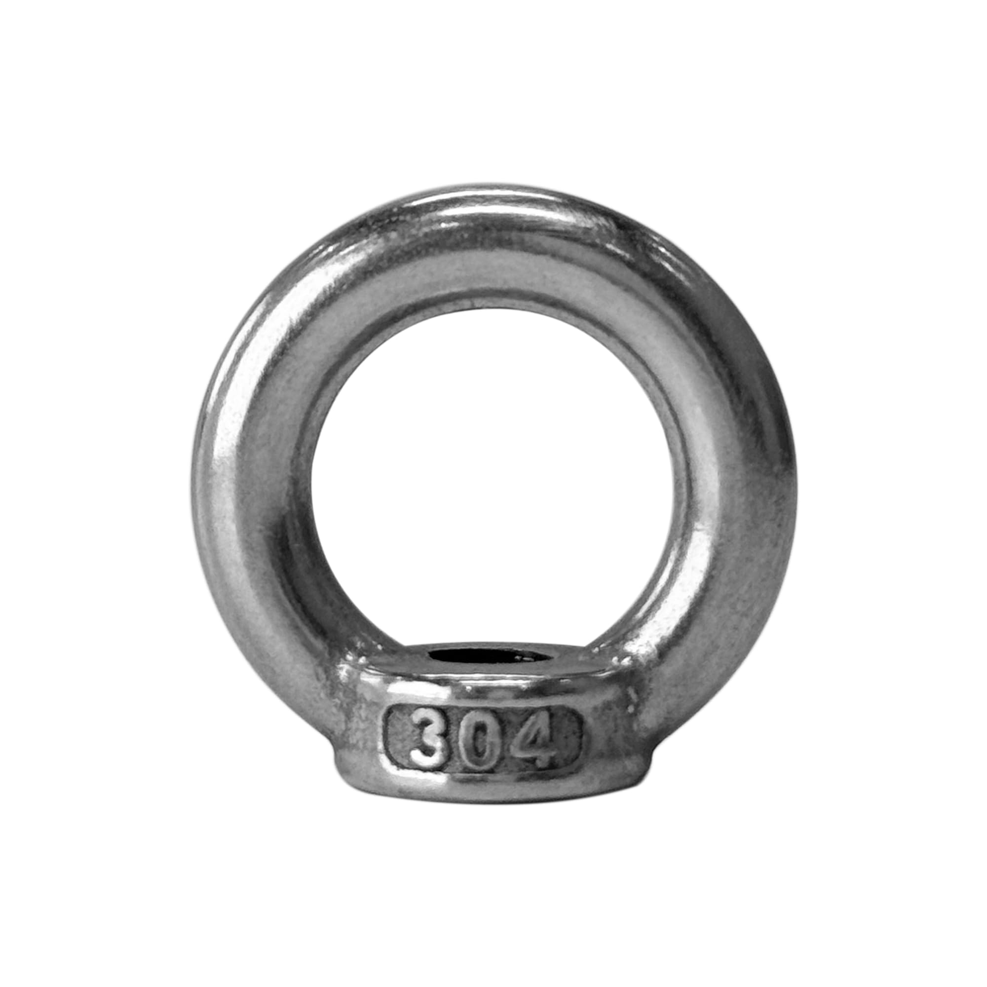 4 Pack, 10mm X 30mm, M10 304 Stainless Steel Eye Bolts 3/8"X1.18" Eye Bolts Heavy Duty Screw Bolt With Washer And Nuts Set Muti Function For Indoor Outdoor Shoulder Eye Bolt P 135142401 - View #3