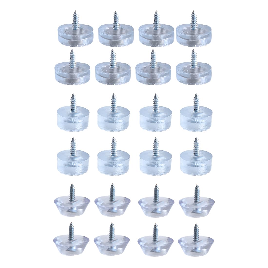 Gommini Antiscivolo In Silicone Trasparente - 100 Pezzi 10x3 Mm, Made In Italy - Foto 7