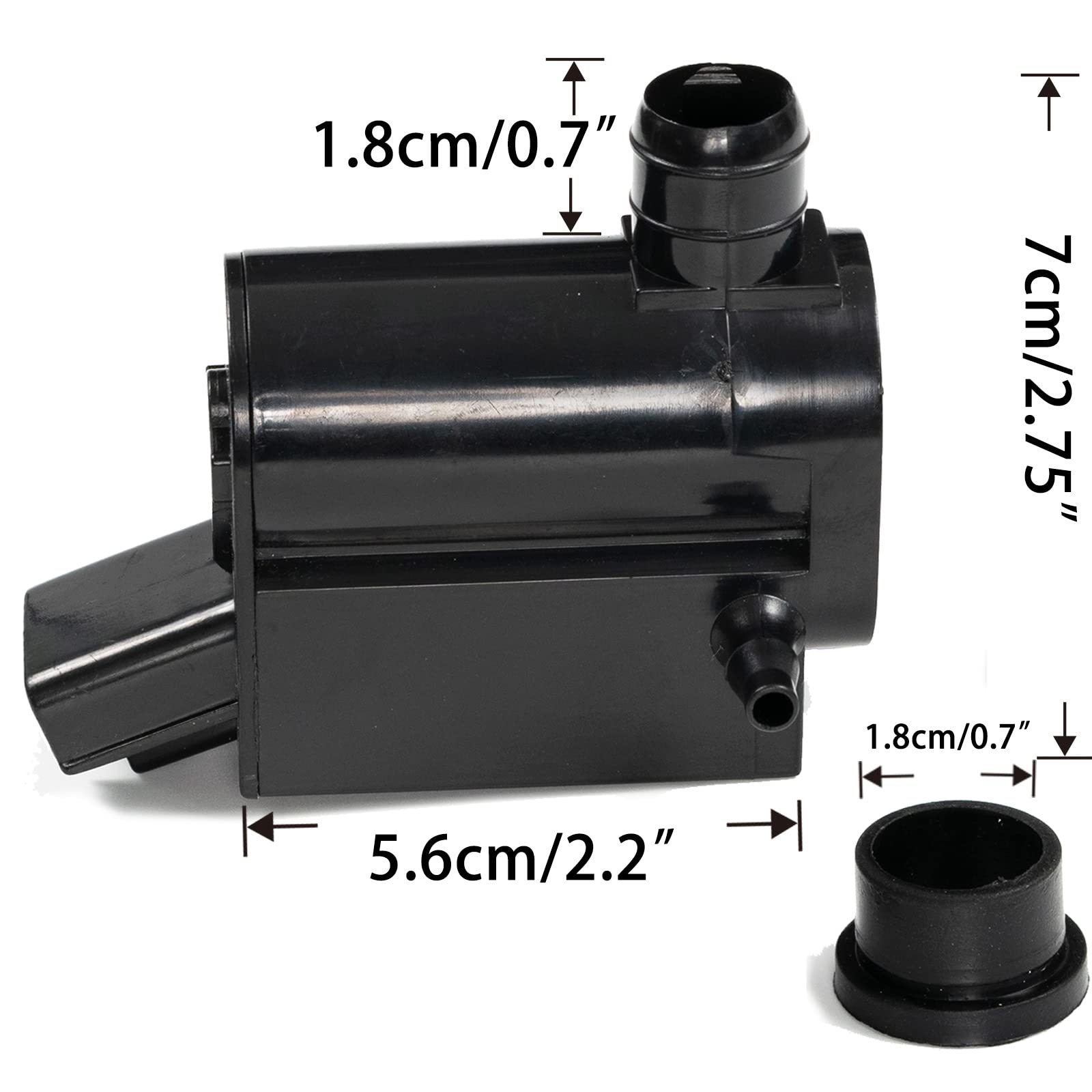 Pompa lavavetri per Toyota, per Corolla, per Yaris, per Vitz, per Hiace, Picnic, Starlet, Vista, Pompa lavavetri Anteriore a Doppia Uscita