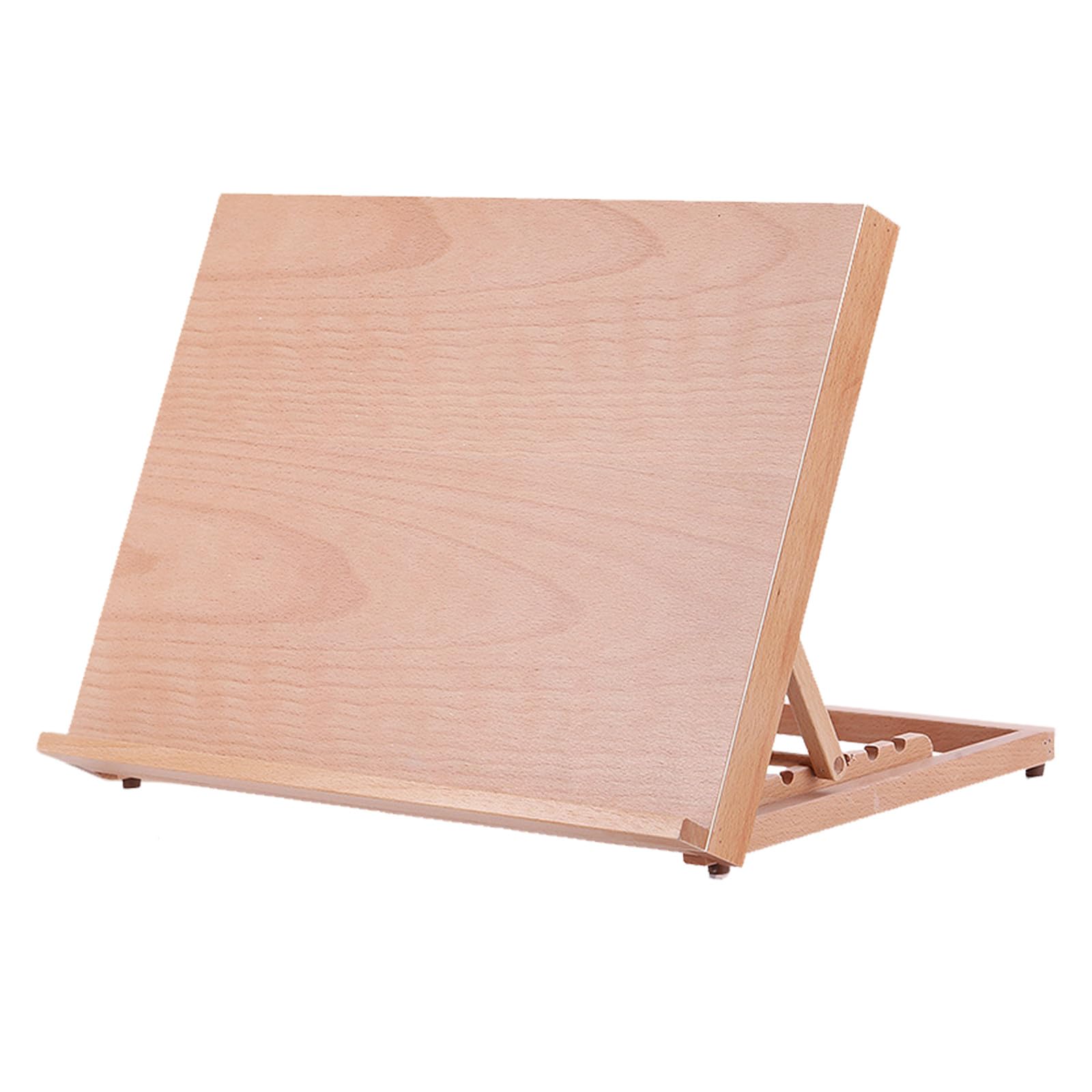 Caballete de mesa de madera ajustable para pintar, ideal para estudiantes y aficionados, soporte de escritorio de 0 a 90 grados para fotos y obras de arte