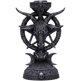 Nemesis Now Light of Baphomet Candle Holder 15.5 cm Black