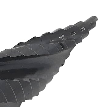 Matework M35 Cobalt Step Drill Bit Set, 4 Flute Step Bit (1/8"-7/8") Wear-Resistant TiAlN Coated, 1/4" Hex Shank Unibit For Metal, Wood, Stainless Steel, Plastic (3Pcs, 20 Size