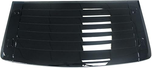 Miniatura 2 de LOSTAR Capucha negra para 2006-2010 Hummer H3 Deck Ve-nt Panel Handle Cover Trim