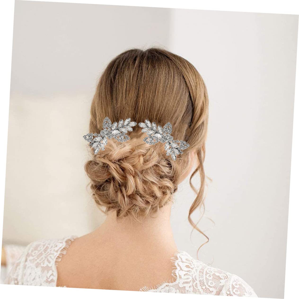 Housoutil 12stücke Rhinestones Haarklammern Mit Blätterdesign Elegante Haarspangen Für Damen Perfektes Haaraccessoire Für Hochzeiten Partys Und Festliche Anlässe