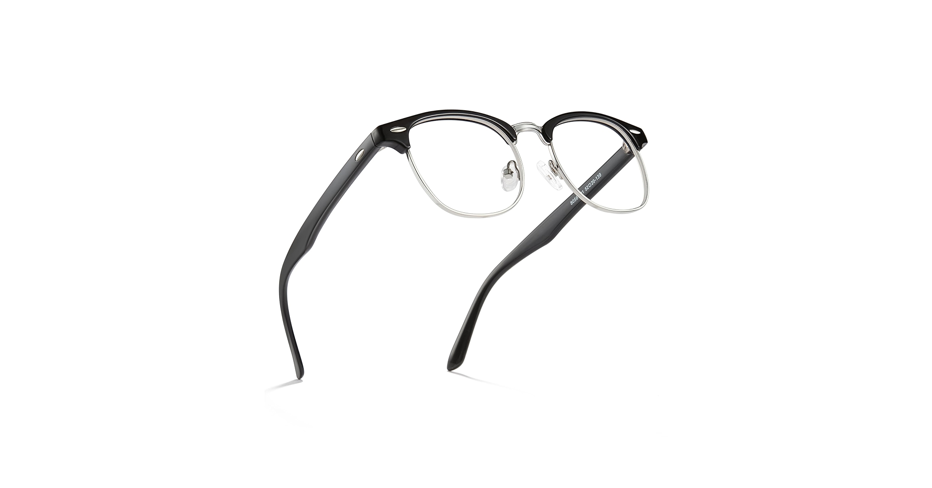 Amazon.com: Cyxus Blue Light Glasses Men Retro Semi Rimless
