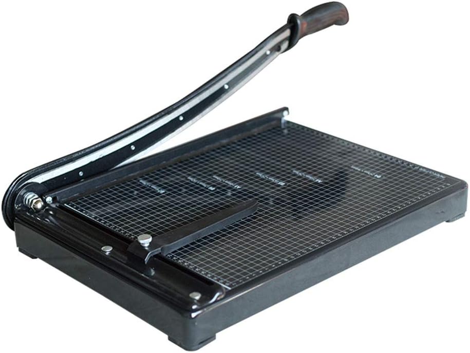 Guillotine Stack Paper Cutter, A3 Paper Trimmer, PVC Heavy
