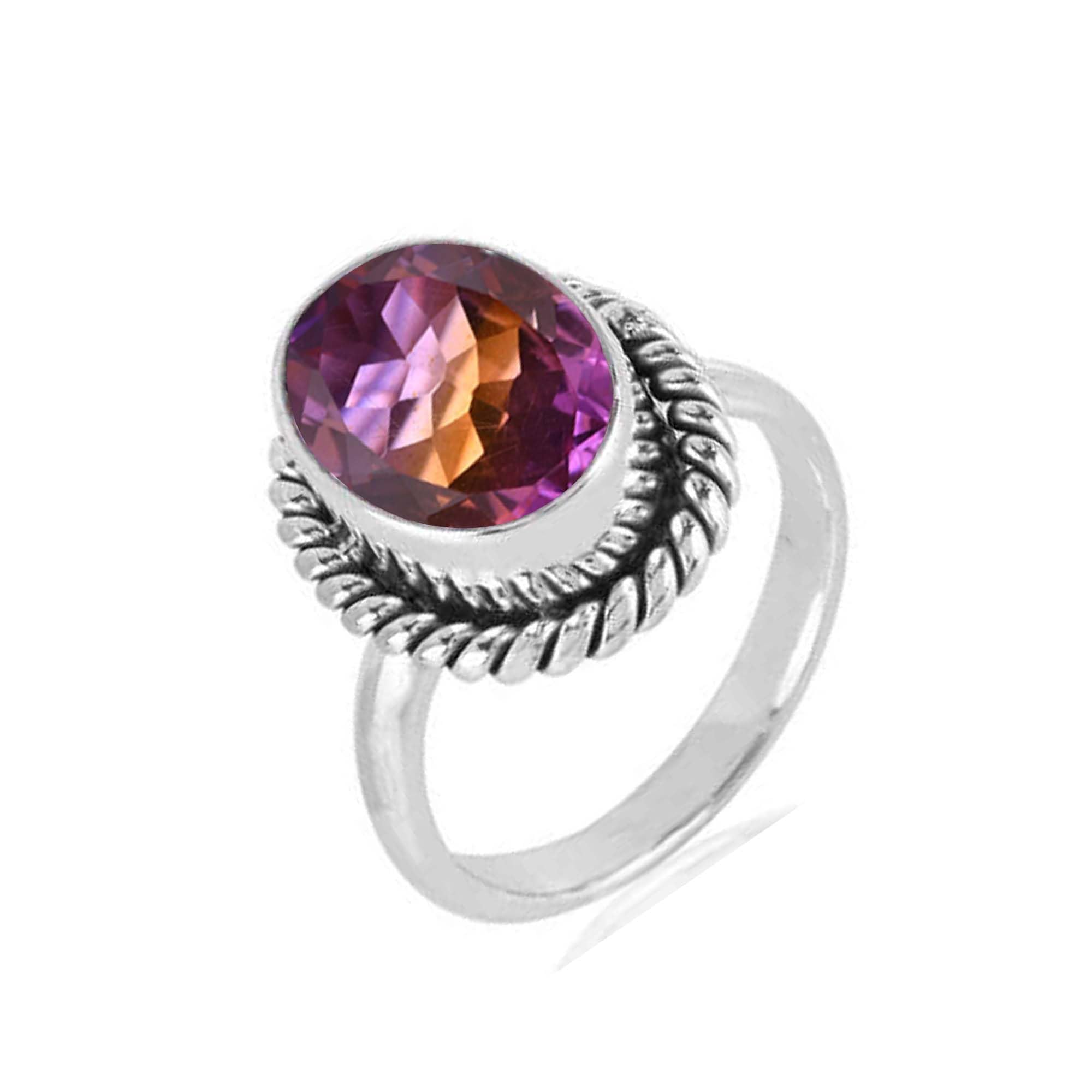 Blue Copper Turquoise Stone Ring, Solid 925 Sterling Silver Boho Handmade Designer Oval Shape Ring, tatement Promise Ring Christmas Gifts For Her By Samadorne