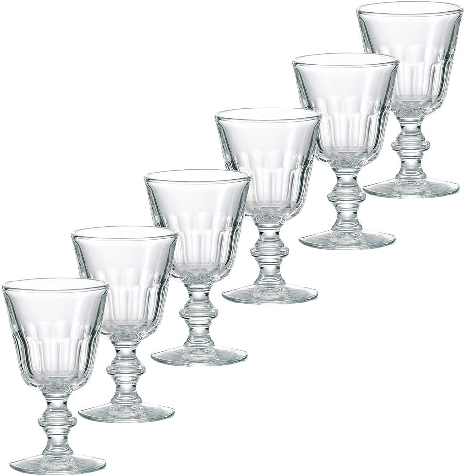 La Rochere Perigord Wine, 8.7 fl oz (220 cc), Clear, 3.3 x 5.7 inches (8.5 x 14.5 cm), Set of 2