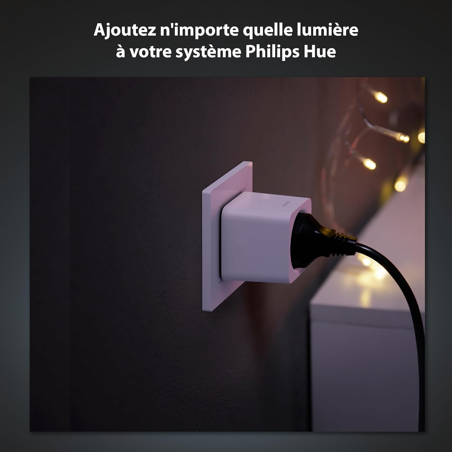 Philips Hue, lot de 3 prises connectées, fonctionne avec Alexa, Google et Apple Homekit