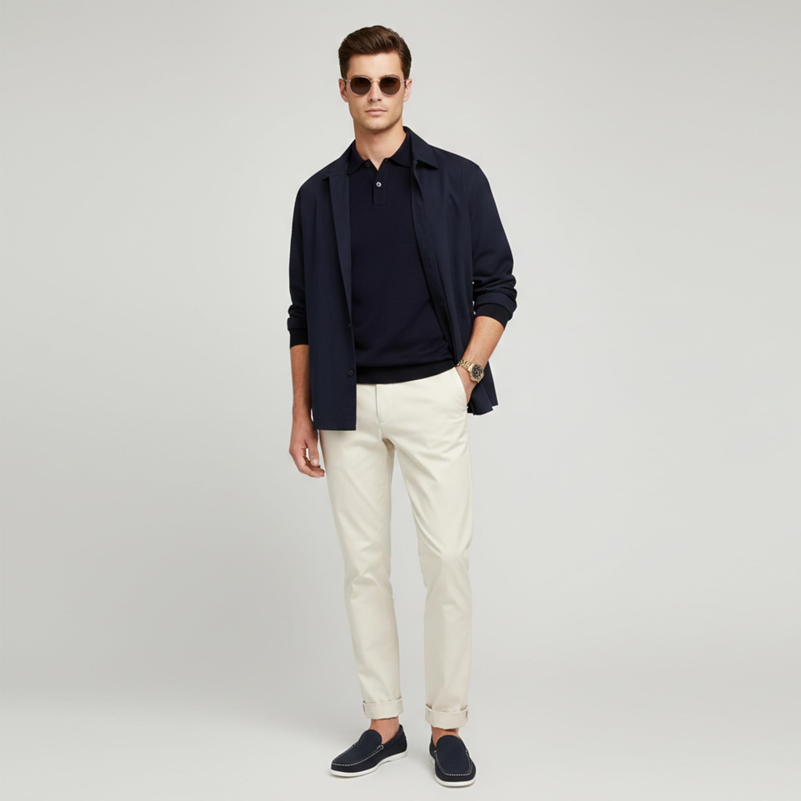 Zerimar Mocasín Náutico para Hombre de Piel Genuina, Calzado Casual Elegante y Ligero para Uso Diario o Formal, Zapato Comodo y Suave con Diseño Moderno y Resistente