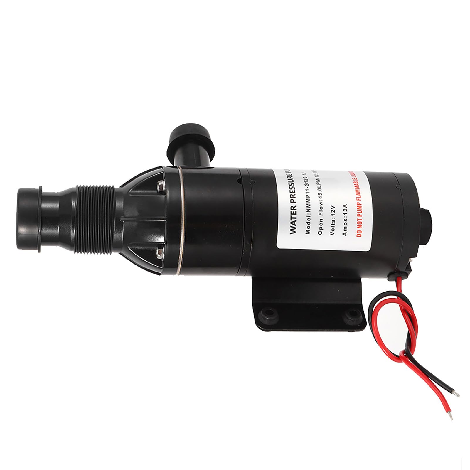 Dioche Macerator 12GPM 12V 45LPM Bomba de Residuos Autocebante de bajo Ruido para Aplicaciones Marinas, Recreativas y Agrícolas