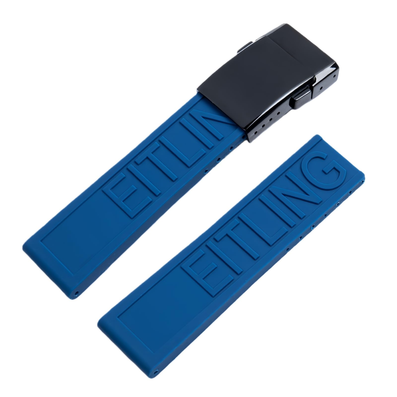 Waterproof Silicone Watch Strap Adjustable Replacement Rubber Watch Band for Breitling Superocean Avenger